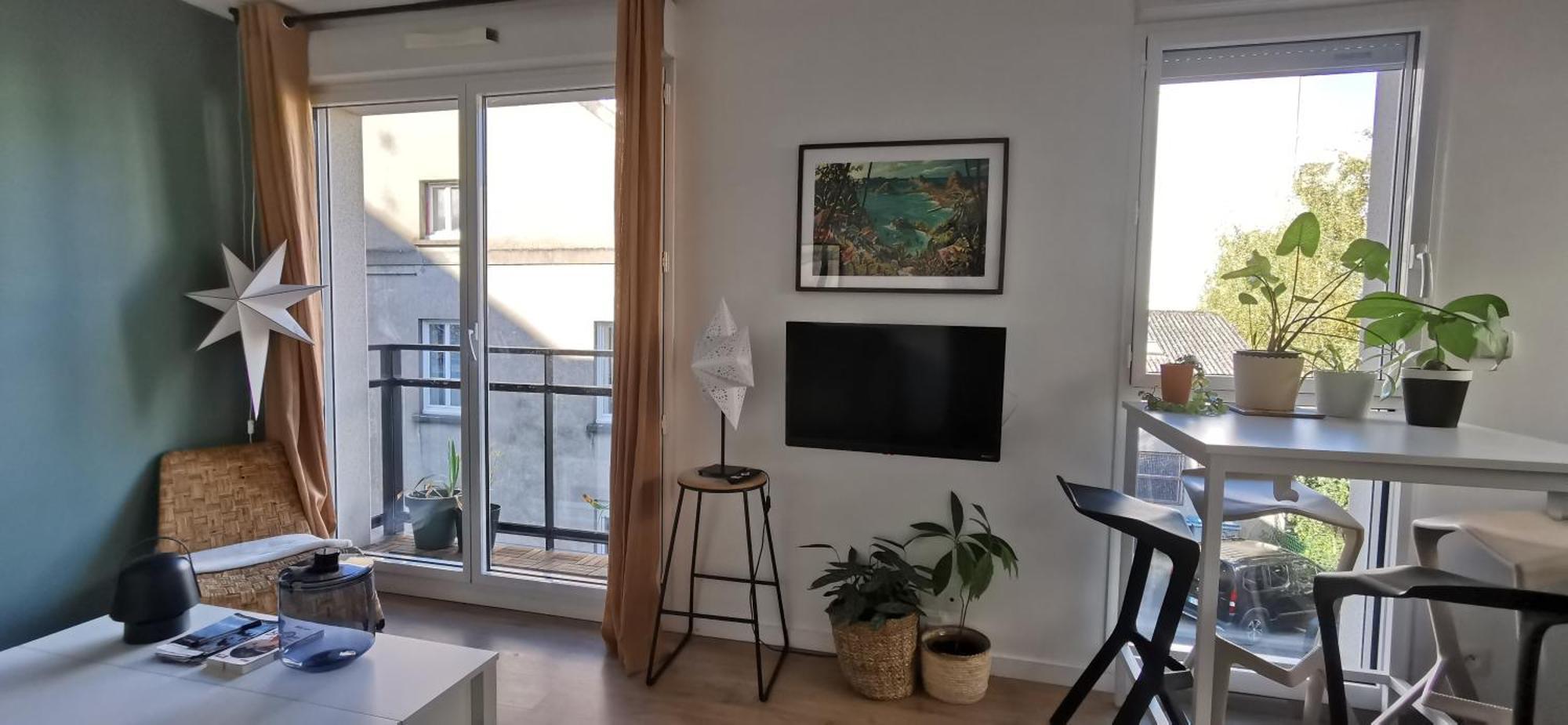 Appart T2 L'Ile De Nantes Avec Parking Prive Exterior photo